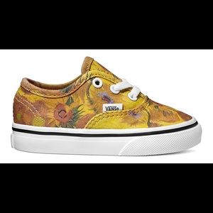 Van Gogh VANS sunflower toddler shoes